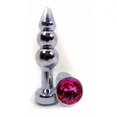 Plug Anal de Aço Escalonado com Brilhante