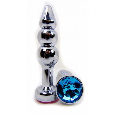 Plug Anal de Aço Escalonado com Brilhante